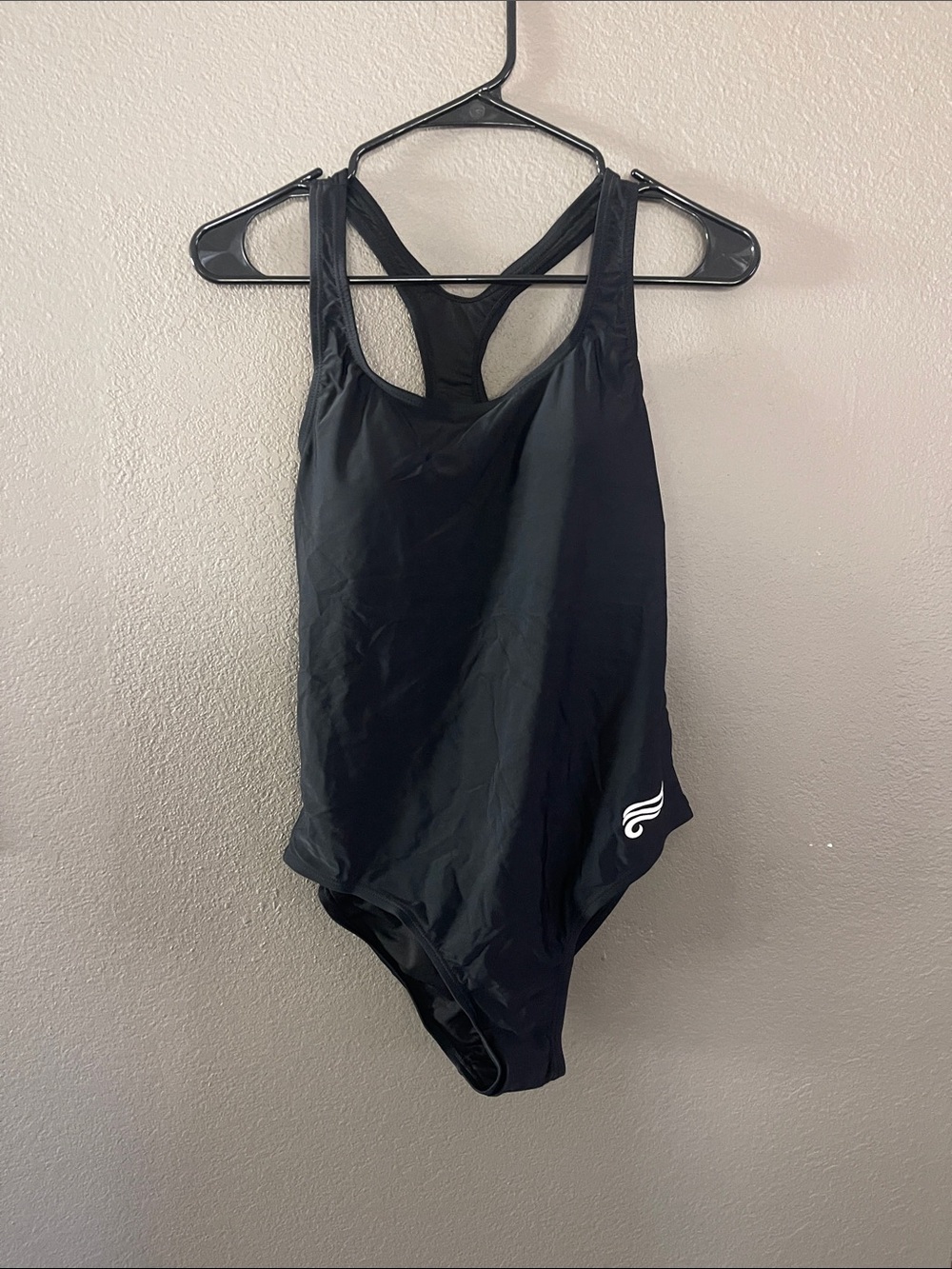 Target Black Racerback One-Piece Swimsuit